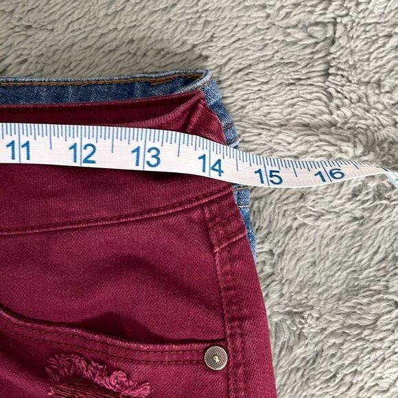 Harper/I Love H81‎ Short Bundle Size 27. Maroon and Blue Denim - Picture 6 of 7